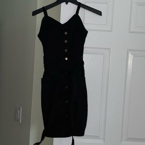 Junior black dress